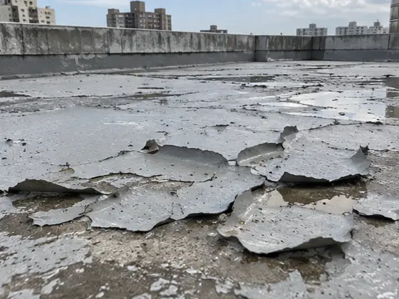 自己刷的防水漆起泡剝落